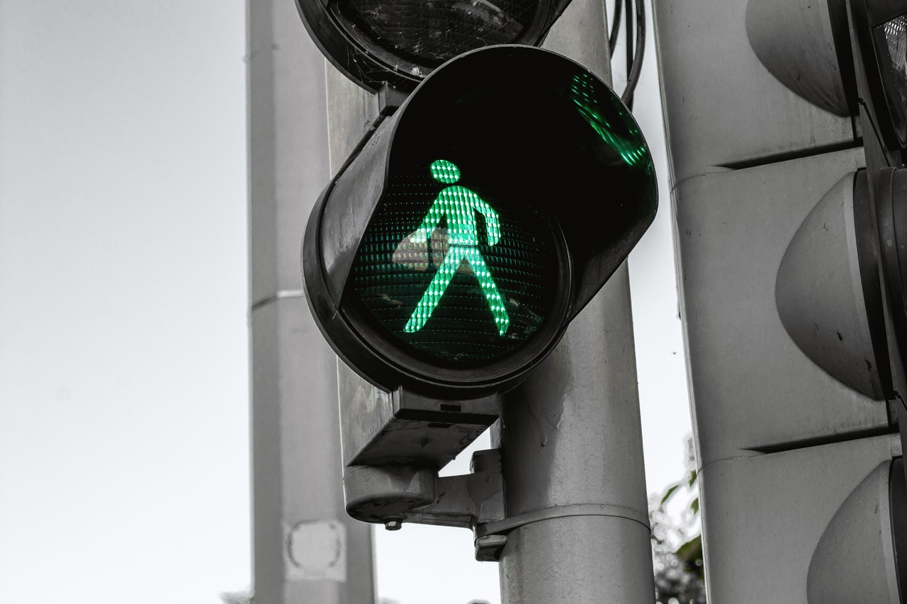 Website traffic - real traffic light