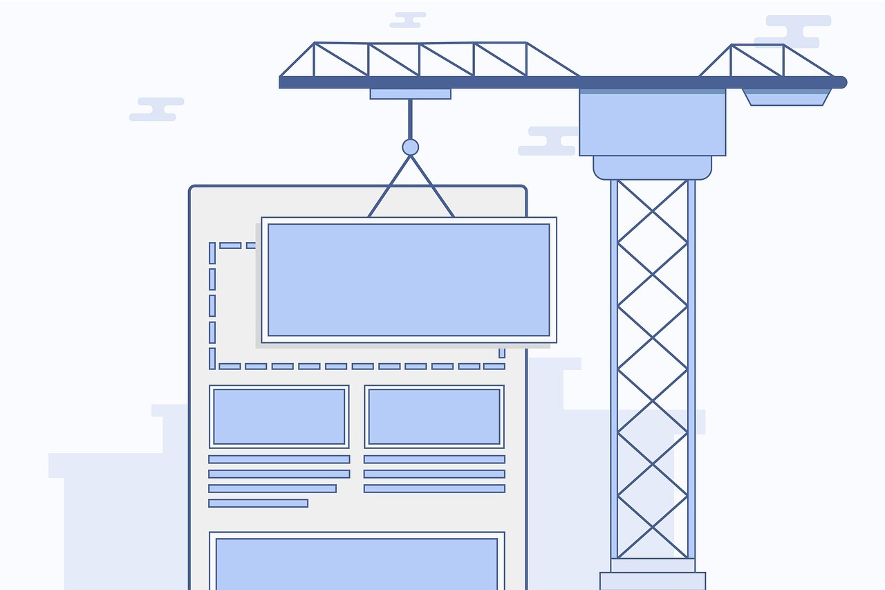Building a website, in construction