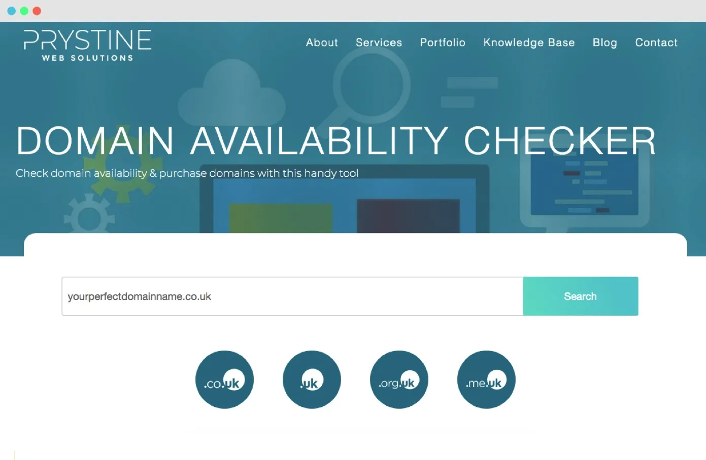 Domain availability checker tool