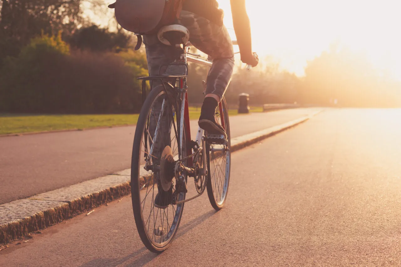 Cycling instead of driving