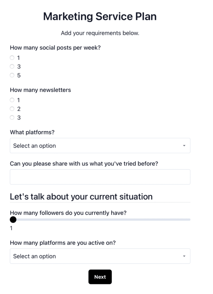 Quotify Quote Form