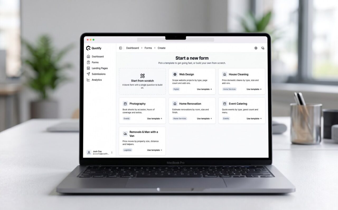 Quotify's template library