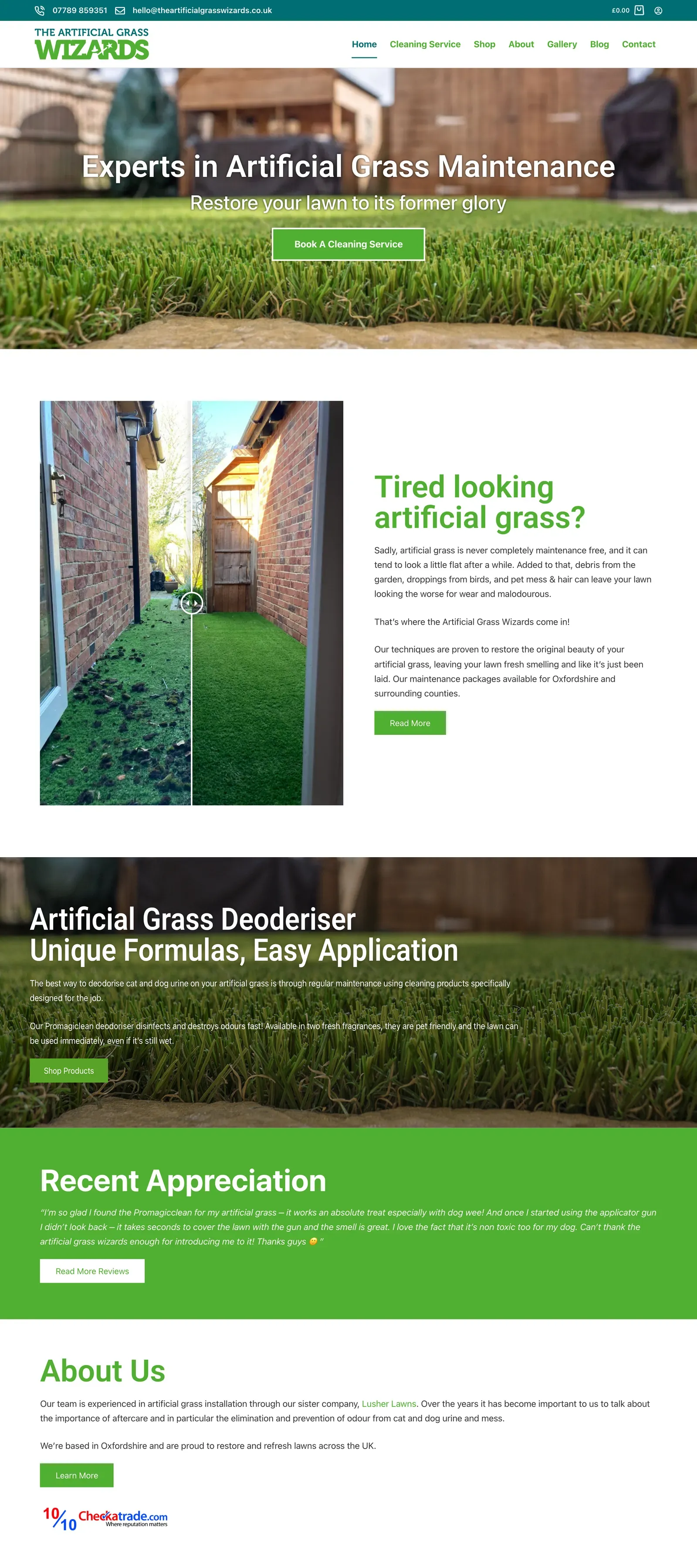 The Artificial Grass Wizards Homepage