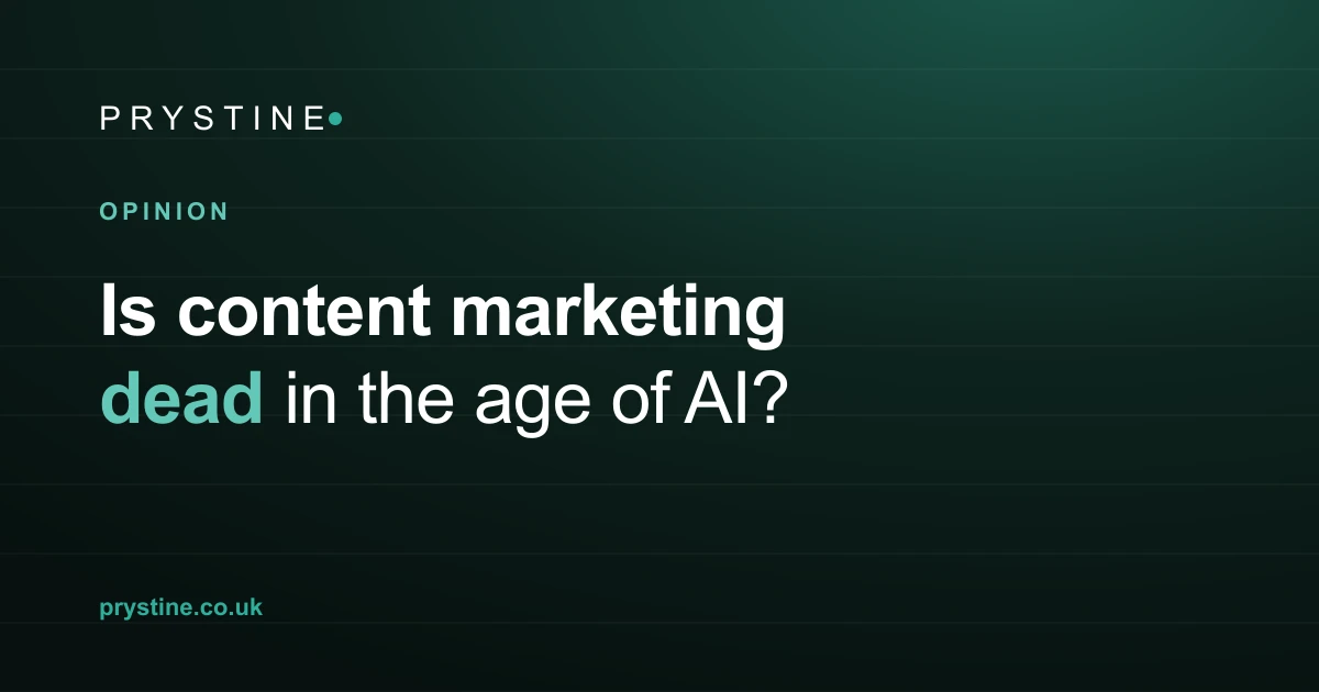 Is content marketing dead in the age of AI?