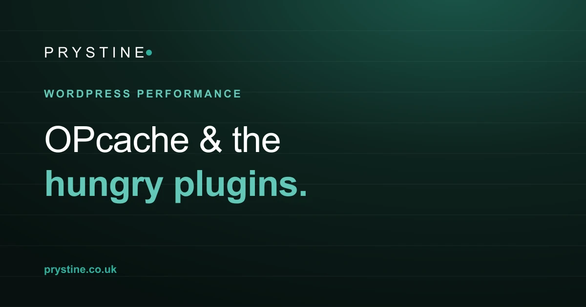 OPcache and the hungry plugins eating your WordPress speed